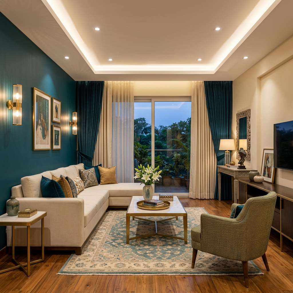Interior painting service &mdash; luxury room makeover